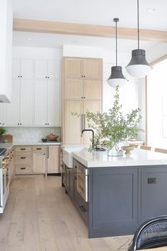 the kitchen is clean and ready for us to use in its new owner's home