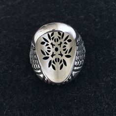 Silver Symbolic Stamped Signet Ring, Symbolic Carved Sterling Silver Rings, Silver Stamped Symbolic Signet Ring, Symbolic Carved Round Ring, Symbolic Carved Ring, Carved Sterling Silver Signet Ring, Symbolic Silver Signet Ring Stamped 925, Symbolic Carved White Gold Jewelry, Classic Sterling Silver Carved Rings