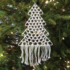 Macrame Christmas Tree Wall Hanging - Box of 2 - Countryside Home Decor Macrame Christmas Tree Wall Hanging, Christmas Tree Wall Hanging, Macrame Tree, Macrame Christmas Tree, Tree Wall Hanging, Christmas Tree Wall, Macrame Christmas, Tree Collar, Christmas Tree And Santa