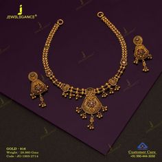 Kuber jewellers Short Necklace Gold Indian, Necklace Gold Indian, Wedding Varmala, Gold Neckles, Short Necklace Gold, Pretty Gold Necklaces, Simple Necklace Designs, Plain Jewelry, Plazzo Suits