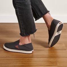 Drop-in and bliss out with the casual and breathable comfort of the Pehuea. Crafted with lightweight materials, our signature Drop-In Heel®, and a removable/washable insole, this slip-on sneaker is as vibrant and laid-back as life in the Islands. Designer Heels, Flat Espadrille, Embossed Logo, Vans Classic Slip On Sneaker, Easy Wear, Slip On Sneakers, Comfortable Shoes, Slip On Shoes, Clothing Items