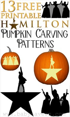 pumpkin carving patterns for children and adults to make them look like they're having fun