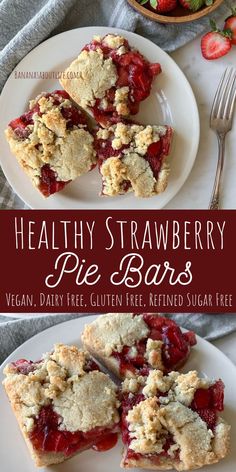 strawberry bars Healthy Strawberry Pie, Strawberry Pie Bars, Healthy Strawberry Dessert, Frozen Strawberry Desserts, Frozen Strawberry Recipes, Almond Flour Desserts, Easy Strawberry Desserts, Strawberry Gluten Free, Strawberry Bars