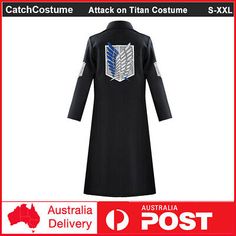 Great shopping ideas for Anime Attack on Titan Cosplay Costume Scouting Legion Wind Coat Jacket Cloak, Mens Coats Jackets Long Sleeve Costumes For Winter Costume Party, Winter Costume Party Long Sleeve Costumes, Casual Cosplay Outerwear For Halloween, Casual Outerwear For Cosplay And Halloween, Black Outerwear For Cosplay Events, Long Sleeve Winter Outerwear For Cosplay, Black Outerwear For Costume Party And Cosplay Events, Long Sleeve Outerwear For Cosplay Events, Casual Halloween Cosplay Outerwear