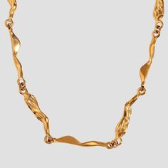 Rugged 18k Gold Necklace - GRISÉ NYC 1 90s Culture, 18k Gold Necklace, Stylish Necklace, Necklace Design, Stainless Steel Necklace, Stainless Steel Jewelry, Steel Chain, Gold Plated Jewelry, Stainless Steel Chain