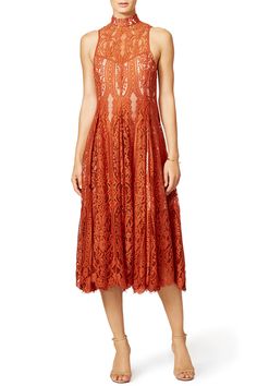 Rent Copper Dress by Free People for $30 - $40 only at Rent the Runway. Contemporary Wedding Dress, Copper Dress, Wedding Guest Outfit Winter, Winter Wedding Outfits, Wedding Outfits For Women, Summer Wedding Outfits, Wedding Guest Outfit Summer