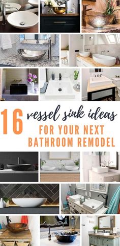 bathroom remodel ideas for your next bathroom remodel, including sinks and cabinets