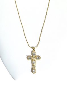 Adjustable choker Necklace Gold Elegant Crucifix Necklaces With Adjustable Chain, Elegant Crucifix Necklace With Adjustable Chain, Choker Necklace Gold, Silver Cross Necklace, Love And Co, Gold Cross Necklace, Buy Necklace, Gold Choker Necklace, Emo Fashion