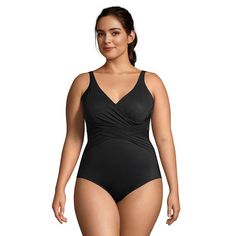 Smoothing, shaping SlenderTex design and a surplice neckline combine to give this women's Lands' End one-piece swimsuit a lovely poolside look.Kohl's Lands' End Women's Swim Size ChartClick on this WOMEN'S GUIDE to find the perfect fit and more! Resists breakdown from chlorine, sunscreen, UV rays and sweat Tummy slimmer design for a flattering look SlenderTex construction smooths and shapes UPF 50 sun protection Surplice neckline LinedFIT & SIZING Fits a DD-cup size Soft cups Medium-ImpactFABRIC Ddd Cup, Tummy Slimmer, Long Torso, Surplice Neckline, Long Black, Cup Size, Slim Design, Lands End, Uv Rays