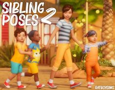 the children are playing with each other in the video game sibling posies 2, which is currently available for pre - order