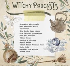 Witchy Podcasts, Water Of Whimsy, Water Witchcraft, Green Witchcraft, Witch Tarot, Wiccan Magic