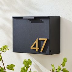 Post & Porch Customizable Cubby Wall Mounted Mailbox | West Elm Mailbox On House Ideas, Wall Mailbox Ideas, Mailbox On House, Apartment Mailboxes, Cubby Wall, Architectural Digest Magazine, Barn Restoration, William Sonoma, Wall Mount Mailbox