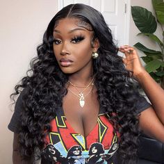 PRODUCT FEATURES Item: HD Invisible 5x5 Glueless Lace Closure Wig Loose Deep Wave Wear Go Wigs 200% Density Hair Material: 100% Human Hair No Really Shedding, No Tangle, No Bad Smell. Hair Color: Natural Black Color Wig Density: 150% /180%/200% Density Hair Length: 10 inch - 30 inch are available Wig Cap Size/ Circumference: 22.5 inches(54-58 cm) Straps: adjustable Texture: Loose Deep Wave Hair, Natural Hairline, Soft, Comb Easily, Can Re-style and Color well. Pack: 1 Piece Loose Deep Wave Hair Loose Deep Wave, Hair Care Oil, Deep Wave Hairstyles, Red Wigs, Deep Curly, Body Wave Wig, Lace Closure Wig, Closure Wig, Black Natural Hairstyles