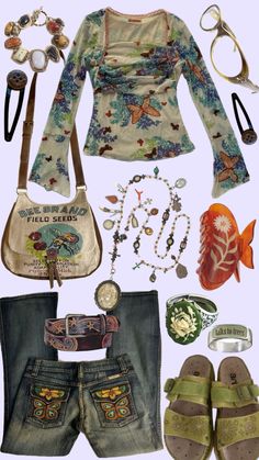 Earthy Outfits, Quirky Fashion, Retro Outfits, Clothing And Accessories