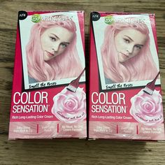 Color Is Too Light For Me. Garnier Color Sensation, Pink Hair Dye, Hair Color For Women, Hair Color Pink, Rose Oil, Rose Color, Pink Hair, Dyed Hair, Womens Hairstyles