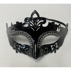 Black Metal Lace Mask Masquerade Eye Face Eyemask Women Party Halloween Costume Elastic Strap Across Back. New Without Tags. Black Eye Mask For Masquerade, Black Gothic Eye Mask For Masquerade, Gothic Black Eye Masquerade Mask, Black Eye Mask For Halloween, Black Eye Mask For Theater Costume Accessories, Black Eye Mask For Theater Costume, Gothic Black Masquerade Mask For Halloween, Black Gothic Fitted Masquerade Mask, Gothic Black Costume Accessories For Theater