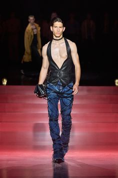 Dsquared2 Spring 2025 Menswear Collection Club Fashion Men, Casual Vampire, Boy Aesthetics, Club Fashion, Phoenix Rising, Scantily Clad, Queer Fashion