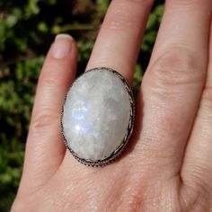 Brand New Handmade Rainbow Moonstone Unique Antique Design Silver Ring. Size 7 925 Stamped Stunning Rainbow Moonstone Silver Statement Ring New To Poshmark? Use Referral Code Kimberlyn222 To Receive $10. White Moonstone Rings With Moon Phase, White Moon-shaped Crystal Ring Gift, White Moon Shaped Crystal Ring Gift, White Crystal Ring With Moon Phase For Anniversary, Bohemian White Moonstone Ring With Natural Stones, White Mystical Moonstone Ring In Sterling Silver, Adjustable White Rings With Stones, Mystical White Crystal Ring In Sterling Silver, White Moonstone Ring In Sterling Silver For Healing