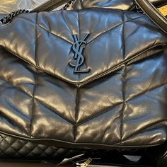 Only Worn Once Brand New Ysl Loulou Puffer Bag, Ysl Puffer Toy Bag, Ysl Small Puffer Bag, Ysl Star Bag, Big Puffer, Black Ysl Bag Quilted, Saint Laurent Bags, Yves Saint Laurent Bags, Ysl Bag