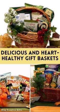 Delicious and Heart-Healthy Gift Baskets (2023) Healthy Food Gift Basket Ideas, Snack Basket Ideas For Men, Heart Healthy Gift Basket Ideas, Healthy Snack Basket Ideas Gift, Health And Fitness Gift Basket Ideas, Diet Coke Gift Basket, Health And Wellness Raffle Basket, Edible Gift Baskets, Gifts For Diabetics