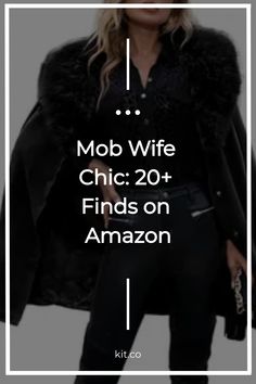 Discover the allure of "Mob Wife Chic" with these incredible finds on Amazon! Unleash your inner fierce and elegant style with this curated collection of 20+ items that exude class and confidence. From glamorous dresses to statement accessories, elevate your fashion game effortlessly. Embrace the powerful charm that comes with Mob Wife Chic and shop now! Finds On Amazon, Glamorous Dresses, Statement Accessories