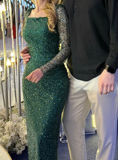 Green Sequin Prom Dress, Prom Dress Long Sleeves, Sequin Prom Dresses Long, Prom Dress Long, Long Sleeve Evening Gowns, Sequin Prom Dress, Glamour Dress, Dress Long Sleeves, Long Evening Gowns