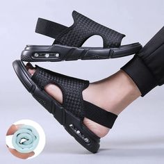 Fred Men's Outdoor Sandal | Ultrasellershoes.com – Ultra Seller Shoes Casual Leather Sandals, Orthopedic Sandals, Sport Shoes Fashion, Woven Shoes, Sneaker Slippers, Men's Sandals, Mesh Shoes, Sport Sandals, Beach Sandals