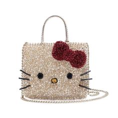 Brand New Never Worn Purchased From Anteprima Store In Shanghai Size W18.5 X L16 (Cm) Material Pvc, Chrome-Plated Iron, Chain Hello Kitty Bag, Shanghai, Hello Kitty, Bag Lady, Plating, Purse, Kitty, Shoulder Bag, Brand New