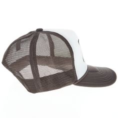 McIntire Saddlery White front Grey mesh back and bill Adjustable "Howdy" patch MS-CAP61 Howdy patch cap from McIntire Saddlery perfect for everyday wear. Trucker Cap With Breathable Mesh, Baseball Season Trucker Hat With Mesh Back, Brown Sports Trucker Hat With Curved Bill, Brown Trucker Hat With Curved Bill For Sports, Brown Trucker Hat With Visor, Brown Trucker Hat For Sports, Baseball Season Trucker Hat With Visor, Mesh Trucker Baseball Cap, Baseball Season Mesh Back Trucker Hat