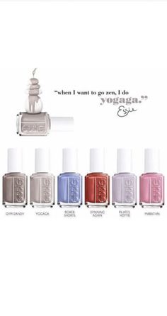 ESSIE NAIL LACQUER POLISH "YOGAGA COLLECTION FALL 2012" VHTF *YOGAGA* NEW!! RARE | eBay Nail Polish Winter, Accent Nail, Essie Nail Polish, Essie Nail, Pedicures, Accent Nails, Nail Lacquer, Manicure And Pedicure, Essie