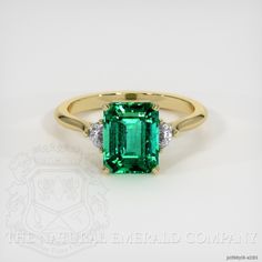 Emerald Ring 3.31 Ct. 18K Yellow Gold | The Natural Emerald Company Gia Certified Emerald Cut Emerald Ring For May Birthstone, Classic Baguette Cut Green Emerald Ring, Classic Green Baguette Cut Emerald Ring, Luxury Square Cut Green Emerald Ring, Classic Emerald Cut Green Emerald Ring, Classic Square Cut Green Emerald Ring, Gia Certified Green Emerald Ring, Classic Radiant Cut Green Emerald Ring, Classic Green Square Cut Emerald Ring