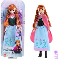 the frozen princess doll is in its packaging