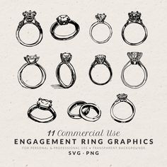 Ring Doodle, Engagement Icon, Whimsical Doodles, Vintage Clip Art, Hand Drawn Wedding, Vintage Clip, Clip Art Vintage, Art Clipart, Design Software