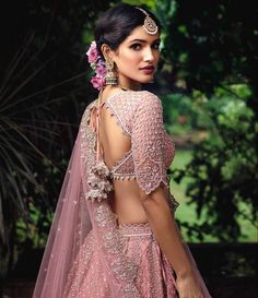 Blouse Design Front And Back, Net Saree Blouse Designs, Bridal Hairstyles With Braids, Netted Blouse Designs, Anushree Reddy, Net Blouses, Elegant Blouse Designs, Wedding Blouse