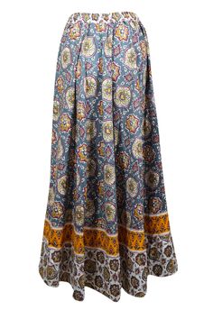 Womens Cotton Maxi Skirt, Casual Blue Floral Printed Beach Summer Flare Skirts S/M: This Beach Maxi Skirt in Blue Summer is hand-crafted with cotton floral Print, perfect for a beachy, gypsy-inspired look. The cotton fabric is lightweight and comfortable, providing a great fit for sizes S/M. Back and front same, elastic waist and adjustable drawstring.A beautiful Long skirt with floral Print in a bohemian hippie style is a must-have in your wardrobe. The cotton fabric is ideal to wear in every s Maxi Skirt Casual, Flare Skirts, Beach Maxi Skirt, Cotton Maxi Skirt, Cotton Maxi Skirts, Skirt Casual, Bohemian Hippie, Cotton Maxi, Beach Summer