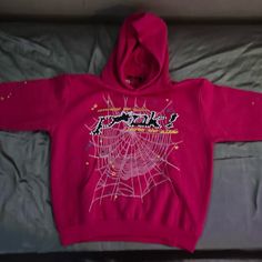 I’ve Never Used/Worn This Item I’ve Only Took It Out Of The Packaging To Take Pictures. Fall Crew Neck Y2k Hoodie, Y2k Style Hoodie With Drawstring Hood For Fall, Pink Hoodie For Fall Streetwear, 90s Letter Print Hoodie For Fall, Pink Y2k Hoodie For Fall, Pink Y2k Style Hoodie For Fall, 90s Style Long Sleeve Hoodie For Fall, Pink Y2k Hooded Hoodie, Pink Hooded Y2k Hoodie