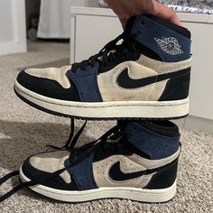 Perfect Condition Jordan 1's Us Women Size 6.5 I Don't Want Them Anymore And I Didnt Even Use Them Nike Shoes Jordan, Shoes Jordan 1, Nike Shoes Jordans, Shoes Jordan, Jordan 1s, Jordan 1 High, White Nikes, Jordan Shoes, Jordan 1