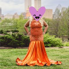 Worn Once, Still Looks Brand New, Nothing Wrong With It Just Want It Off My Hands Prom Dress Orange, Dress Orange, Color Orange, Prom Dress, Prom Dresses, Prom, Womens Dresses, Brand New, Orange