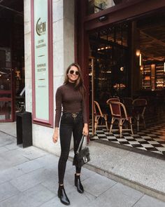 ma beauté Trendy Outfits Winter, Trendy Winter, Outfit Jeans, Mode Vintage, Mode Inspiration, Black Skinnies, Fall Winter Outfits, Outfits Casuales