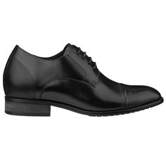 " This style runs slightly small, recommended to order half size up." The CALTO - Y1004 - 3 Inches Taller (Black) - premium leather mens lace-up oxford is a simplistic classic style with a modern twist. This dress formal shoe features a cap toe with slight micro-perforated accent. Its Goodyear welt construction is stitched together which provides an aesthetical appeal as well as durability with minimal maintenance. Handsome bespoke look and finely stitched for extra durability and style, the sof Business Casual Leather Cap Toe Shoes With Removable Insole, Masculine Cap Toe Leather Shoes With Rubber Sole, Masculine Leather Cap Toe Shoes With Rubber Sole, Goodyear Welted Lace-up Shoes With Plain Toe For Galas, Goodyear Welted Lace-up Shoes For Galas, Semi-formal Cap Toe Leather Shoes With Goodyear Welt, Business Dress Shoes With Removable Insole, Derby Cap Toe Dress Shoes With Removable Insole, Business Dress Shoes Goodyear Welted With Snip Toe