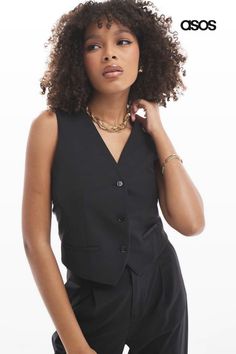 Suits & Separates by Mango Part of a co-ord set Bottoms sold separately V-neck Button placket Pocket details Regular fit Winter Party Dress, Brunch Outfit, Long Sleeve Floral Dress, Co Ord Set, Satin Slip Dress, Maxi Dress Trend, Boho Stil, Active Wear Leggings, Prom Party Dresses