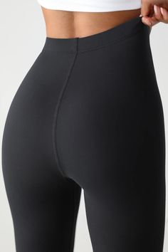 The Body Legging - Sueded Onyx – JOAH BROWN® Functional Tight Leggings With Contoured Waistband, Compression Leggings With Contoured Waistband, Compressive Elastane Leggings With Seamless Construction, Compressive Seamless Leggings Made Of Elastane, Compressive Seamless Elastane Leggings, Functional Tight Leggings With Wide Waistband, Functional Leggings With Wide Waistband, Compressive Seamless Tights For Pilates, High Rise Fitted Athleisure Tights