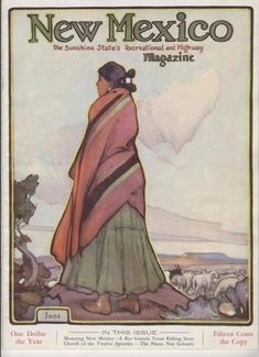 a magazine cover with a woman in a long dress