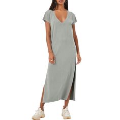 Fisoew Women’s Summer Casual T Shirt Dress Short Sleeve V Neck Loose Side Split Maxi Dresses Product Details Color: Grey Size: Large Brand: No Brand Mpn: Does Not Apply Upc: Does Not Apply Ean: Does Not Apply * Package Dimensions : 14.57 X 11.42 X 0.75 Inches; 5.29 Ounces * Department : Womens * Date First Available : March 2, 2024 Fisoew Women’s Summer Casual T Shirt Dress Short Sleeve V Neck Loose Side Split Maxi Dresses Product Details Color: Black Size: Large Brand: No Brand Mpn: Does Not Ap Maxi T Shirt Dress, Shirt Dress Short, Long Tshirt Dress, Side Split Maxi Dress, Casual T Shirt Dress, Francescas Dresses, Black Slip Dress, Reformation Dress, Split Maxi Dress