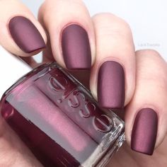 Light Fall, Purple Nail, Red Nail Designs, Round Nails, Fall Nail