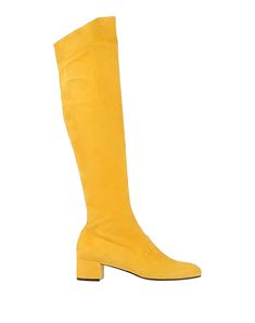 L' AUTRE CHOSE Boots - Women L' AUTRE CHOSE Boots online on YOOX United States - 11492843NN Womens Knee Boots, Celebrity Street Style, Sportswear Brand, Boots Fall, Fall Shoes, Autumn Outfit, Leather Logo, Mustard Yellow, Knee High Boots