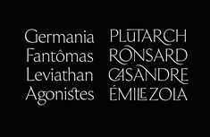 some type of font that is black and white with the words in different languages on it