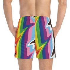 Dive into summer with flair in our swim trunks! Perfect for beating the heat, whether you're hitting the sea or lounging by the pool, these trunks are your canvas for uniqueness. Make a splash and dominate the summer scene in custom style with swim trunks that are as unique as you. Get ready to turn heads and elevate your summer game. XS S M L 2XL 3XL Waist width, in 14.50 15.00 16.00 16.50 18.50 19.00 Length, in 14.50 15.00 15.70 16.10 17.50 18.00 Hip width, in 19.69 20.47 21.26 22.05 23.62 24. Playful Fitted Swim Trunks For Vacation, Playful Swimwear With Elastic Waistband For Summer, Playful Swimwear For Summer, Multicolor Stretch Swim Trunks For Beach, Stretch Multicolor Swim Trunks For Beach, Stretch Swim Trunks For Surfing, Summer Cotton Athletic Shorts For Poolside, Multicolor Swim Trunks With Elastic Waistband For Vacation, Multicolor Swim Trunks With Elastic Waistband For Beach