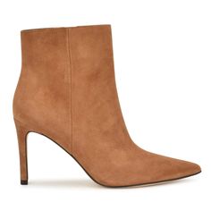 New Nine West Gabria Boot Pointed Toe Side Zip 3 In Stiletto Heel Size 6 Retail: $150 Inventory: B.25 Chic Suede Heeled Boots With 4-inch Heel, Chic 4-inch Heel Suede Boots, Chic 4-inch Heeled Suede Boots, Suede Boots With 4-inch Heel Pointed Toe, Chic Booties With Suede Lining, Chic Almond Toe Heeled Boots With Heel Tab, Chic Heeled Boots With Heel Tab, Chic Pointed Toe Heeled Boots With Suede Lining, Chic Ankle-high Boots With Heel Tab