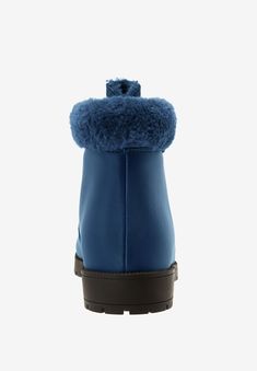 This weather-resistant bootie is functional and fashionable, perfect for any outdoor activity. Coated nylon upper with acrylic pile lining Padded London Gifts, Platinum Credit Card, Nylons Heels, Winter Shoes For Women, Closed Toe Shoes, Hiking Boot, Wide Calf Boots, Woman Within, Swimsuits For All